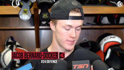 Jacob Bernard-Docker Postgame Media vs NJD