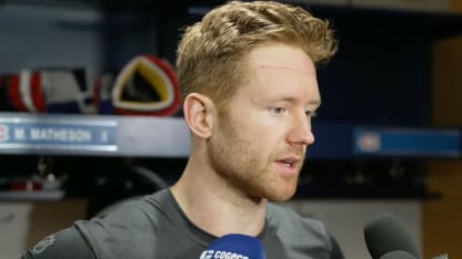 Avant-match c. PHI : Matheson