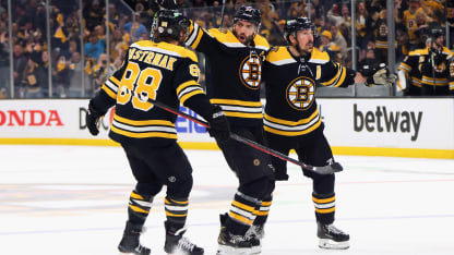 Pastrnak-Bergeron-Marchand
