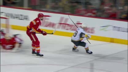 VGK@CGY: Smith scores goal against Devin Cooley