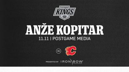 Anže Kopitar Media Availability 11/11/24