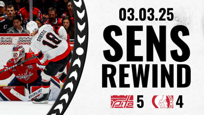 Sens Rewind: Sens Grab a Point in Washington