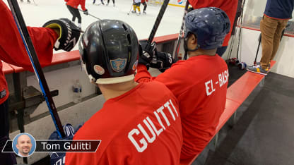 Caps media camp Gulitti bench badge