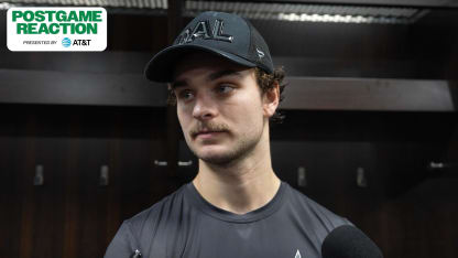 DAL@EDM Postgame: Wyatt Johnston