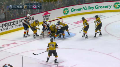 Thompson kicks puck off goal line
