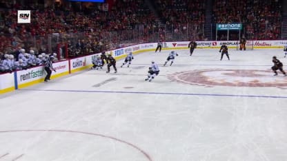 UTA@CGY: Zary scores empty-net goal