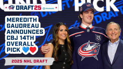 Meredith Gaudreau Announces 14th Pick 💙❤️