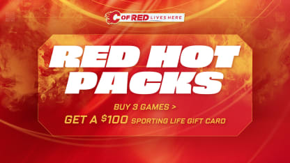 Calgary Flames 3-Game Red Hot Game Pack