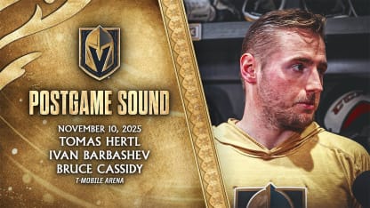 🎥 POSTGAME SOUND: Hertl, Barbashev & Cassidy