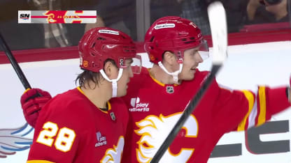 Sharangovich starts off Flames