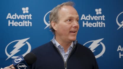 Jon Cooper | Pregame at Buffalo Sabres