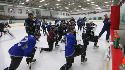 Jared Bednar Coaches Training Camp