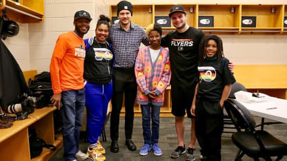 Nonbinary youth joins Philadelphia Flyers for Pride Night