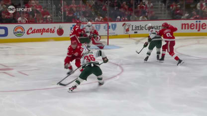 MIN@DET: Kaprizov has a hat trick against the Red Wings