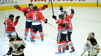 Andrew Shaw Game 1 celebrate