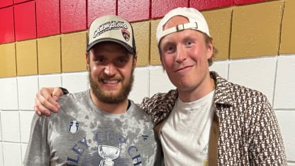 Laine kannusti Barkovia paikan päällä