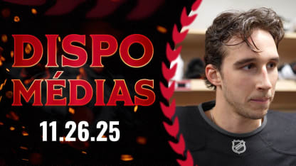 Dylan Cozens dispo média avant le match contre VGK