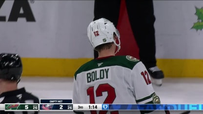Matt Boldy with a Goal vs. Columbus Blue Jackets