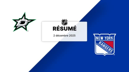 DAL vs NYR | Résumé | 02/12/2025