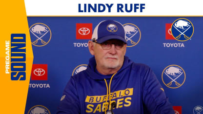 Lindy Ruff Pregame vs. MIN