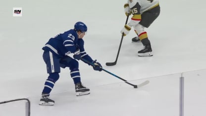 VGK@TOR: Tavares scores goal against Adin Hill