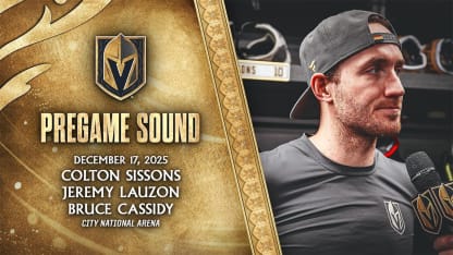 🎥 PREGAME SOUND: Sissons, Lauzon & Cassidy