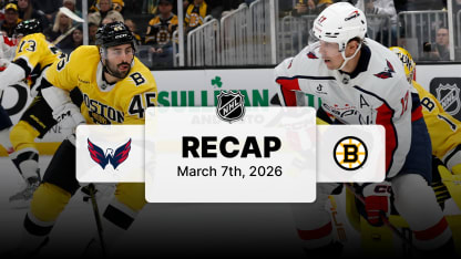 Sestřih: BOS:WSH 3:1