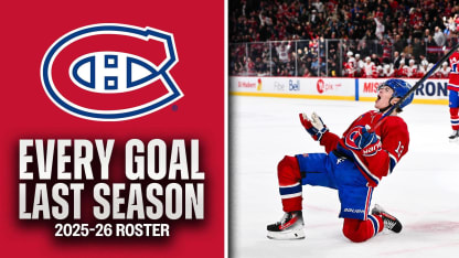 Všechny góly sezony od hráčů Canadiens