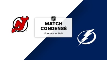 Match condensé : NJD @ TBL 16/11/2024