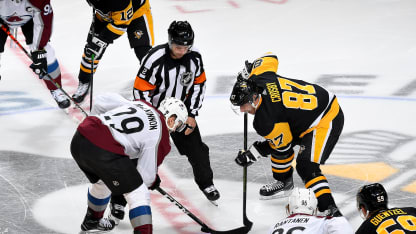 Pittsburgh Penguins Nathan MacKinnon Sidney Crosby 16 October 2019