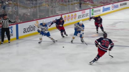 STL@WPG: Berggren sets up Dvorsky's goal