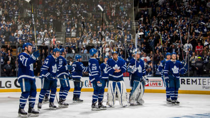 Maple Leafs salute their fans