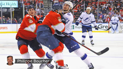 Lightning Panthers Gudas badge Boucher