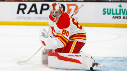 Daniel Vladař pomohl Calgary k návratu do zápasu