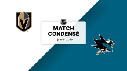 Match condensé : Golden Knights @ Sharks 11/01/2026