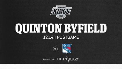 Quinton Byfield Media Availability 12/16/24