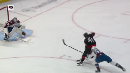 COL@OTT: Greig scores goal against Mackenzie Blackwood