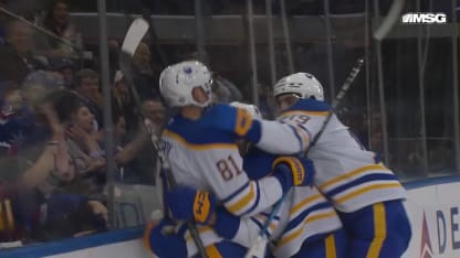 BUF@NYR: Lafferty scores goal against Igor Shesterkin