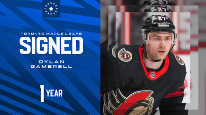 Maple Leafs Sign Forward Dylan Gambrell