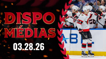 Dylan Cozens dispo médias après le match contre TBL