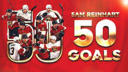 Sam Reinhart's 50 Goals