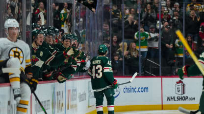 Hughes scores in Wild debut