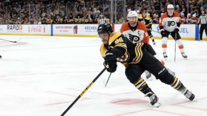 Boston Bruins right wing David Pastrnak (88)