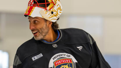 Roberto Luongo Florida Panthers practice