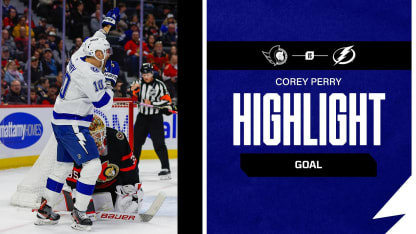 TBL at OTT | Perry chips in the goal