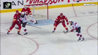 NJD@CGY: Mercer scores goal against Devin Cooley