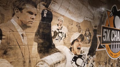 Mike Sullivan in Pens mural