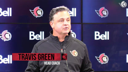 Travis Green Pregame Availability vs MTL