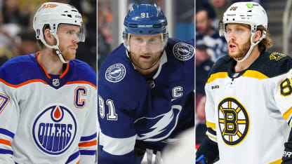 Best Shooters McDavid, Stamkos, Pasta split