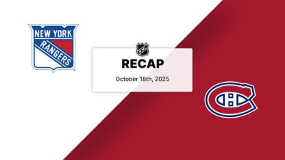NYR at MTL | Recap